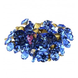 Diamante pentru decor unghii 3D, DS063 Blue Sky 2-6mm 